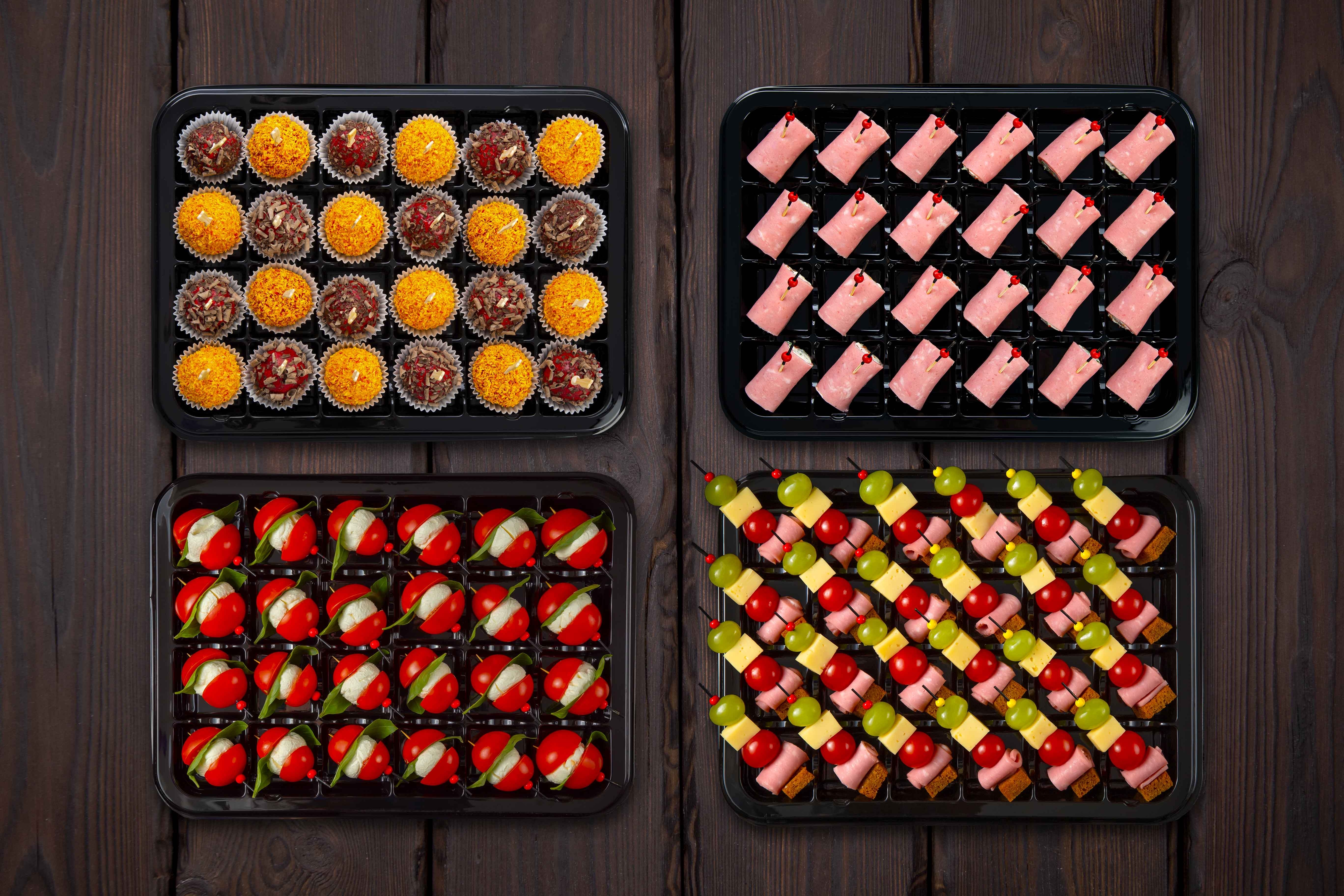 На 10-12 персон сет канапе мини