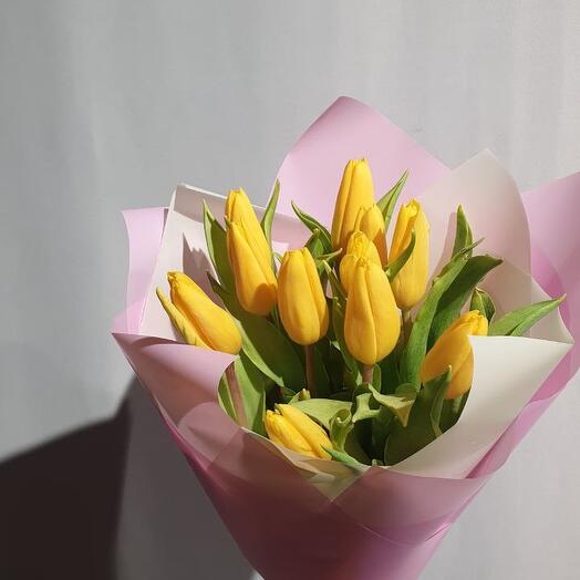 Букет тюльпанов Солнечное утро