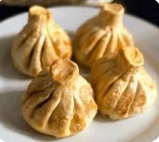 Хинкали жареные с бараниной