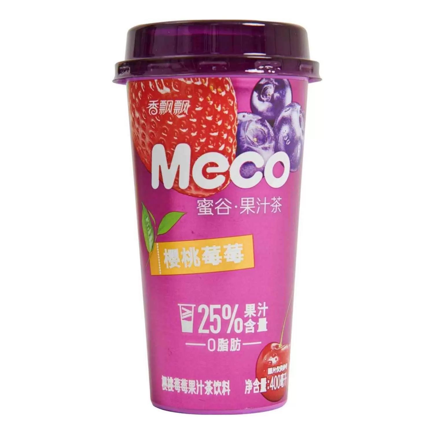 Холодный чай Meco со вкусом вишни, клубники и черешни