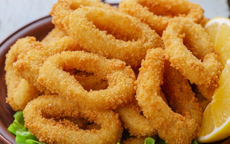 Кальмар в панировке