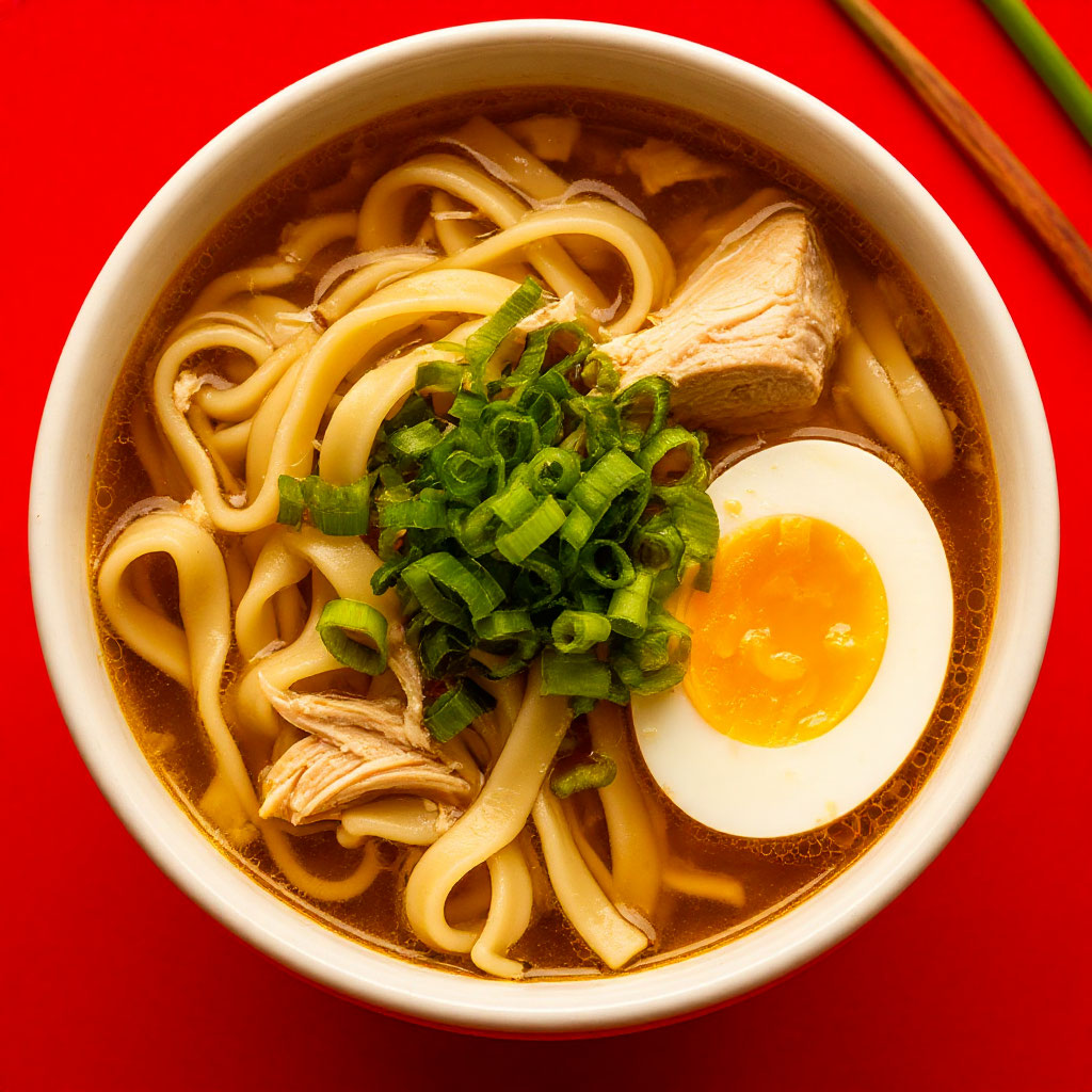 Суп Рамён с курицей