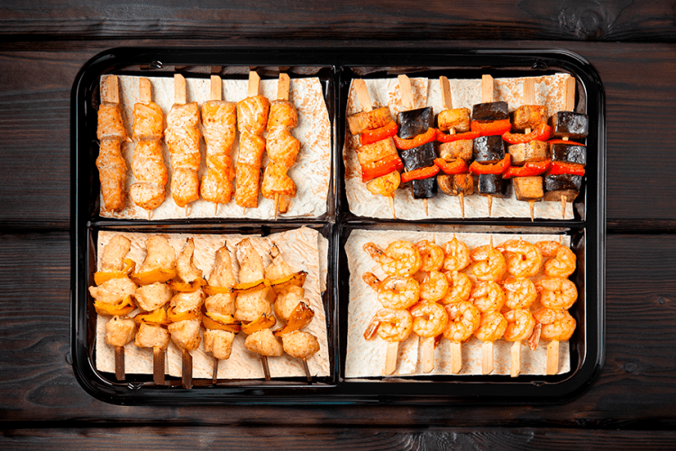 На 2-4 персоны ассорти рыбы мини