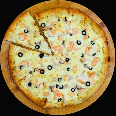 Морская пицца