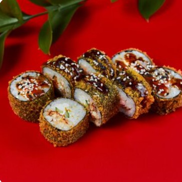 Жареный с угрем