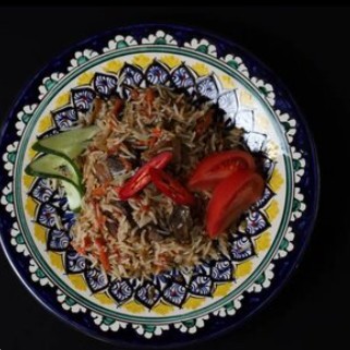 Плов чайханский с бараниной