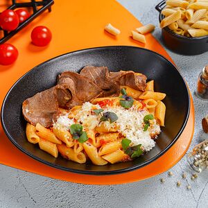 Паста Арабьята с говядиной су-вид (Тальятелле )