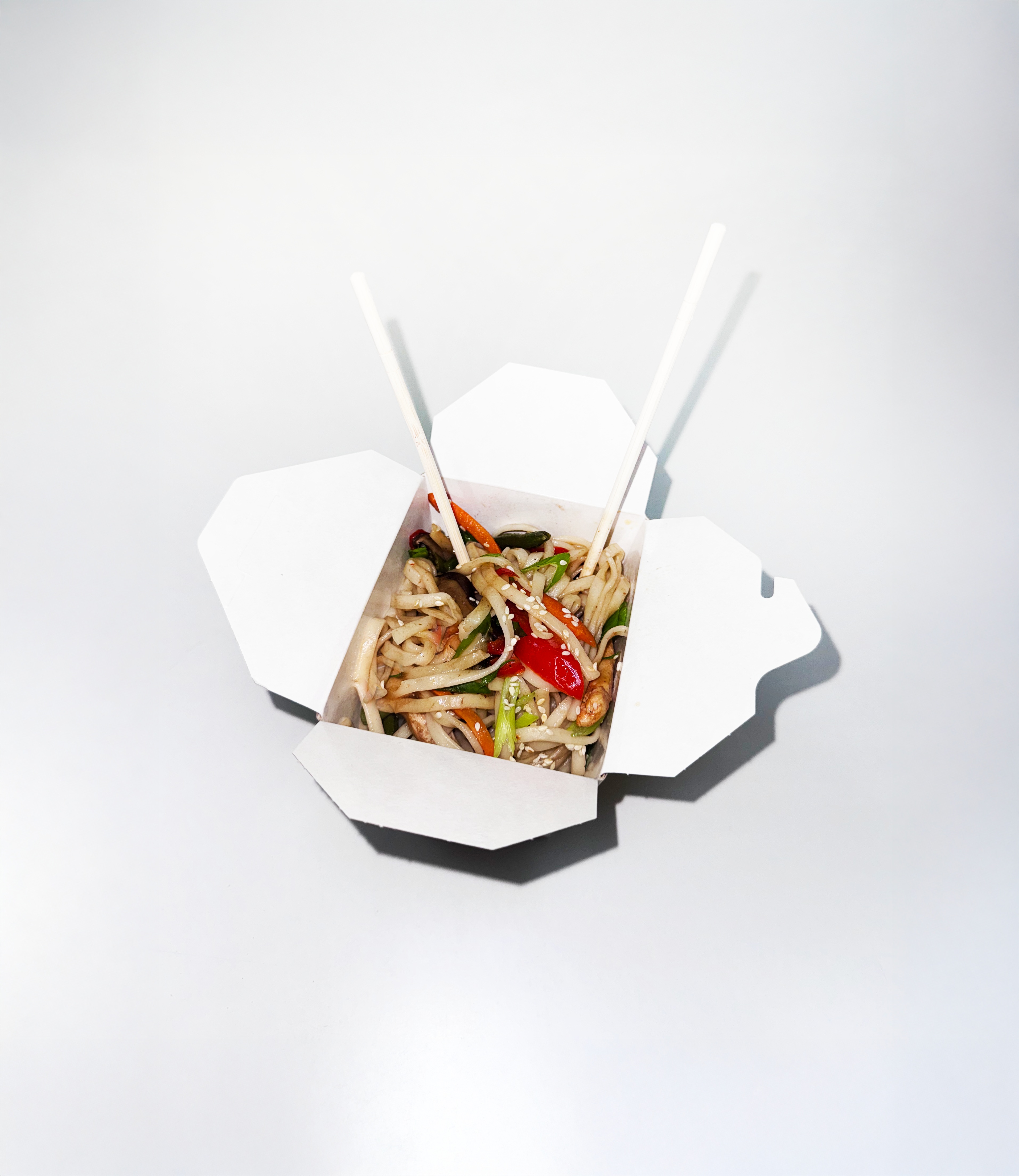 Удон с курицей