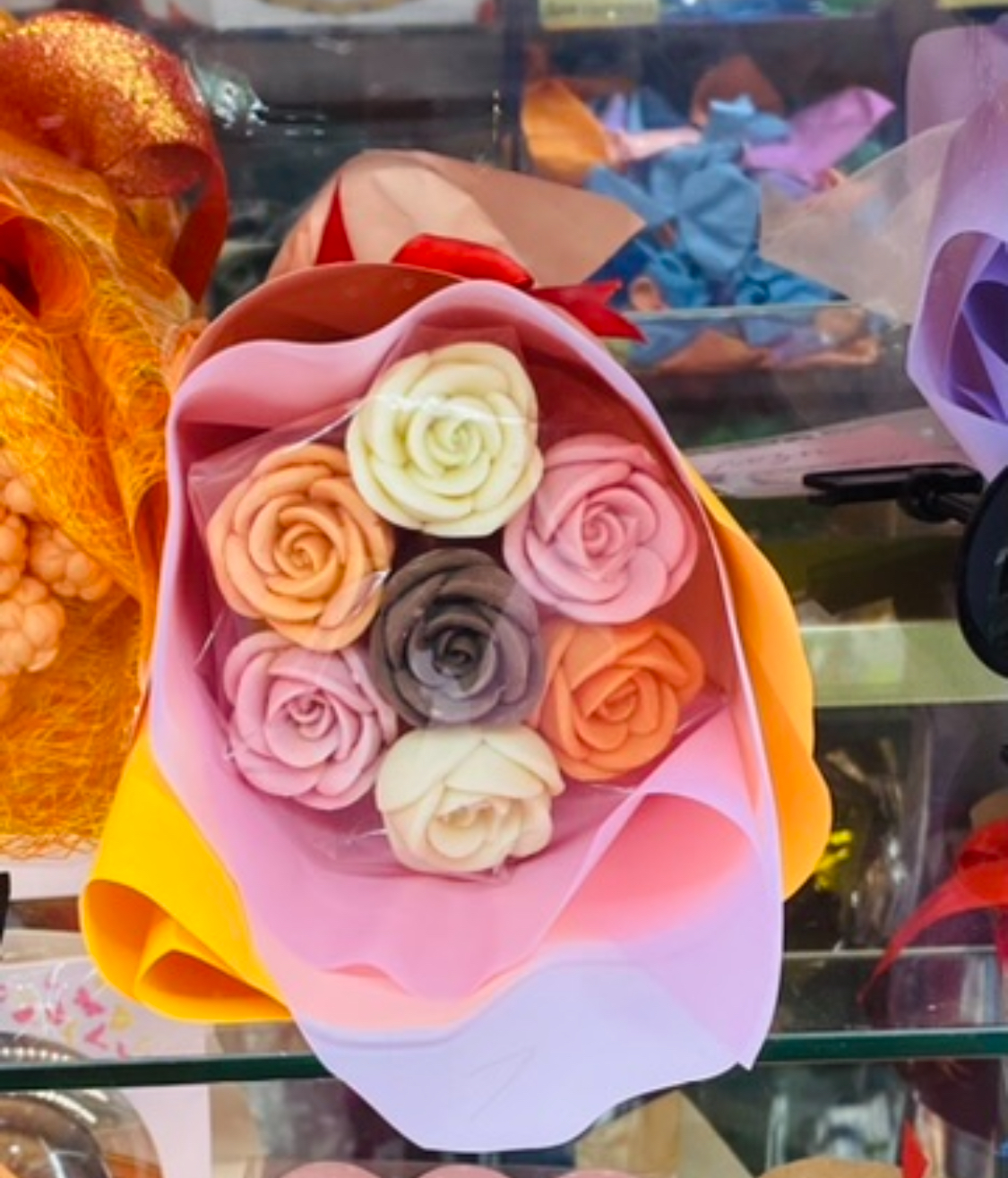 Букет из шоколадных роз 