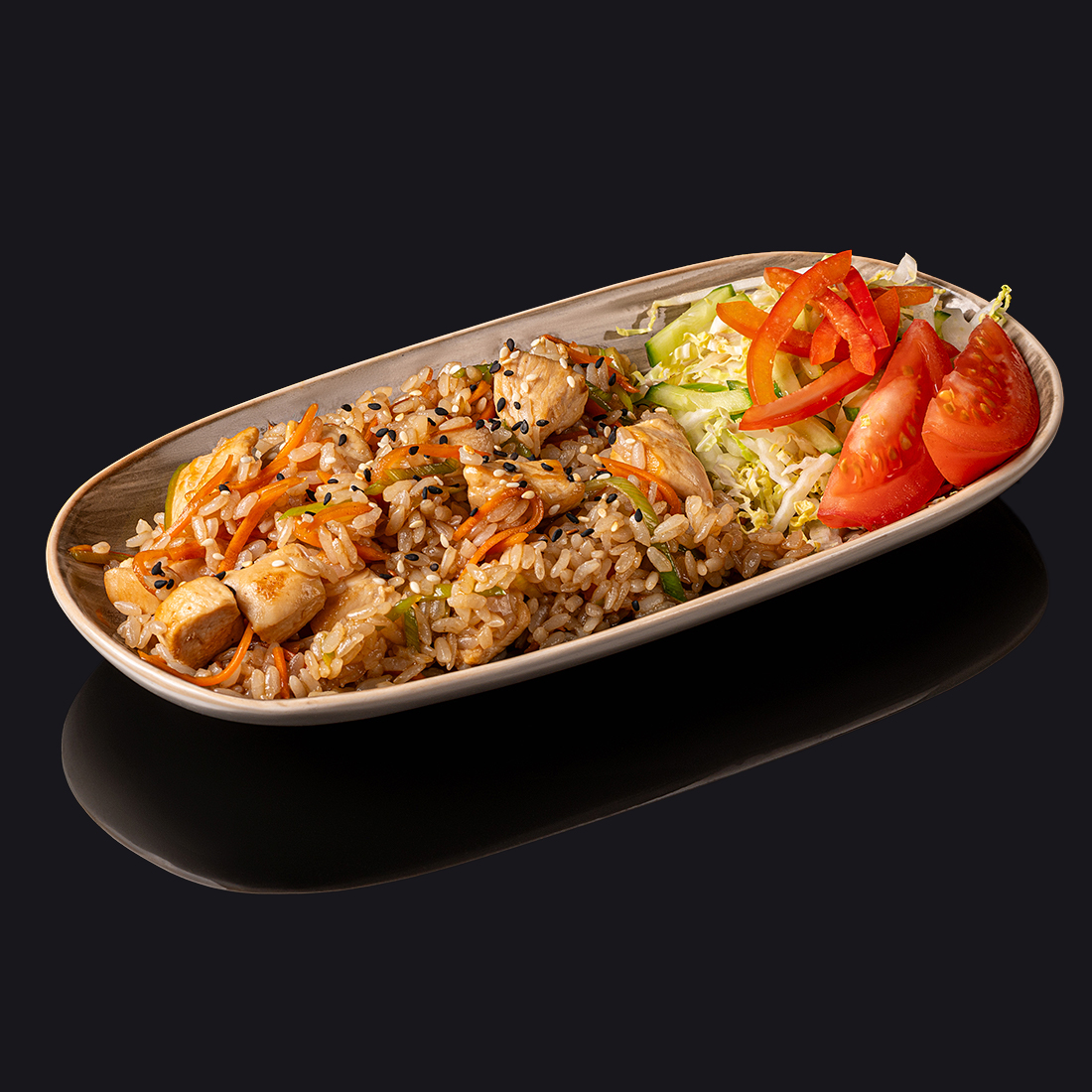 Тепаньяки с курицей