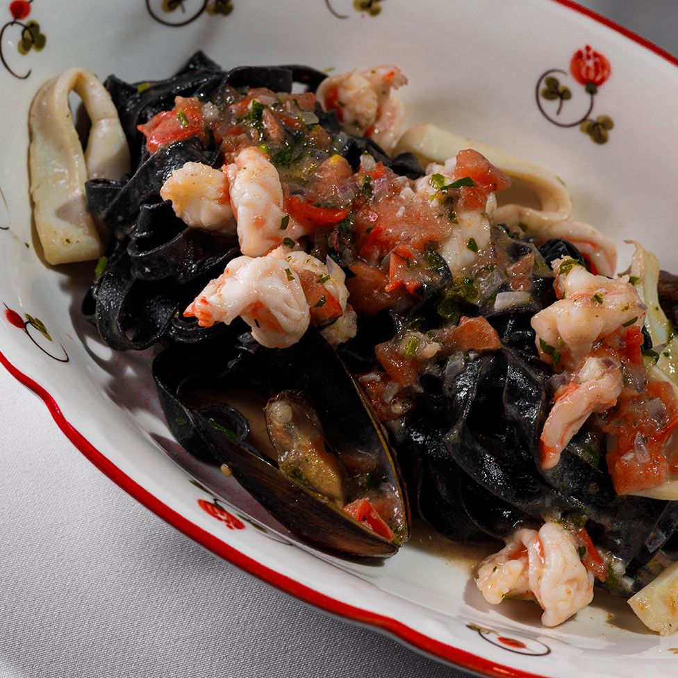 Лингвини с морепродуктами