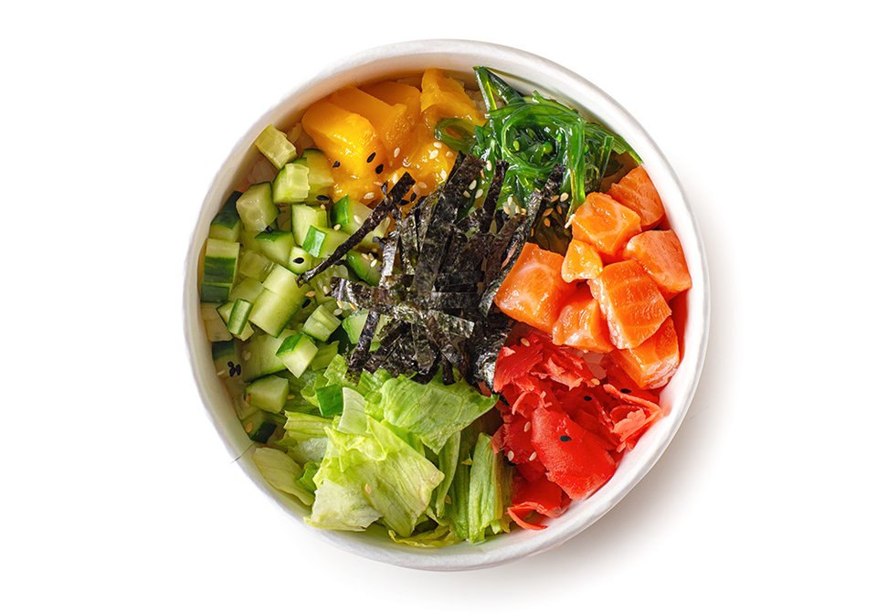 Поке с лососем