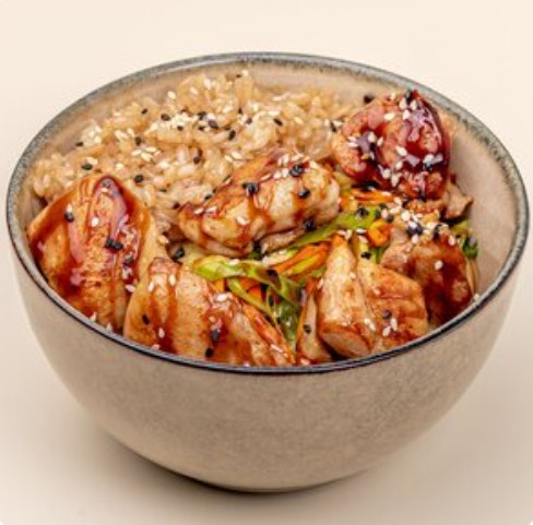 Рис с курицей