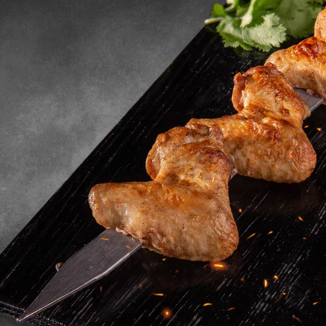 Куриные крылышки на мангале