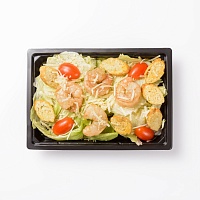 Салат Цезарь с креветками