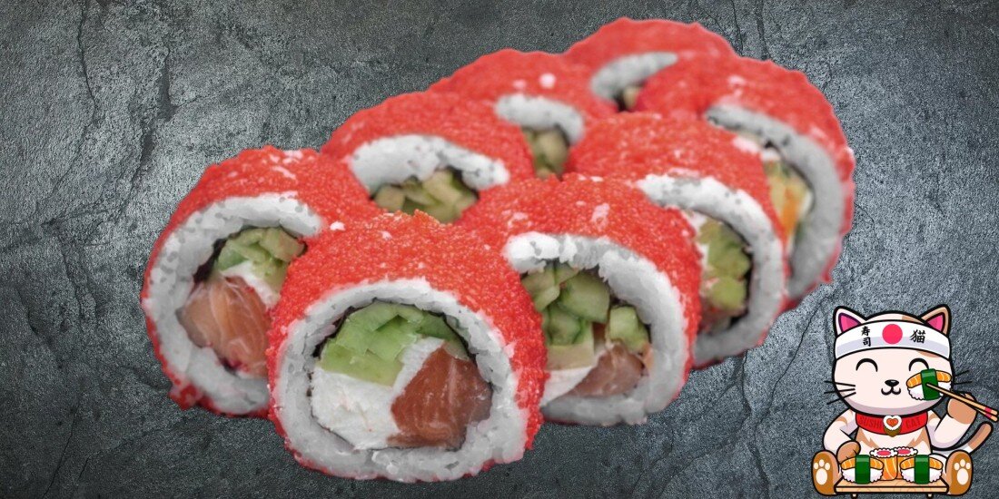 Калифорния с лососем 270г