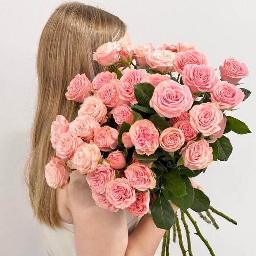 Букет «Чувствую любовь» из премиальных эквадорских роз