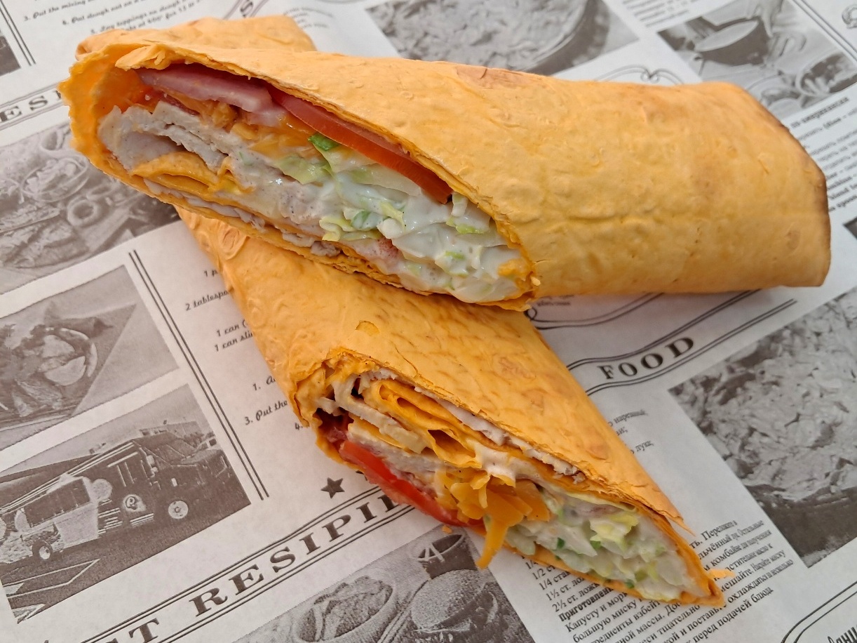 Шаурма Сырно-чесночная