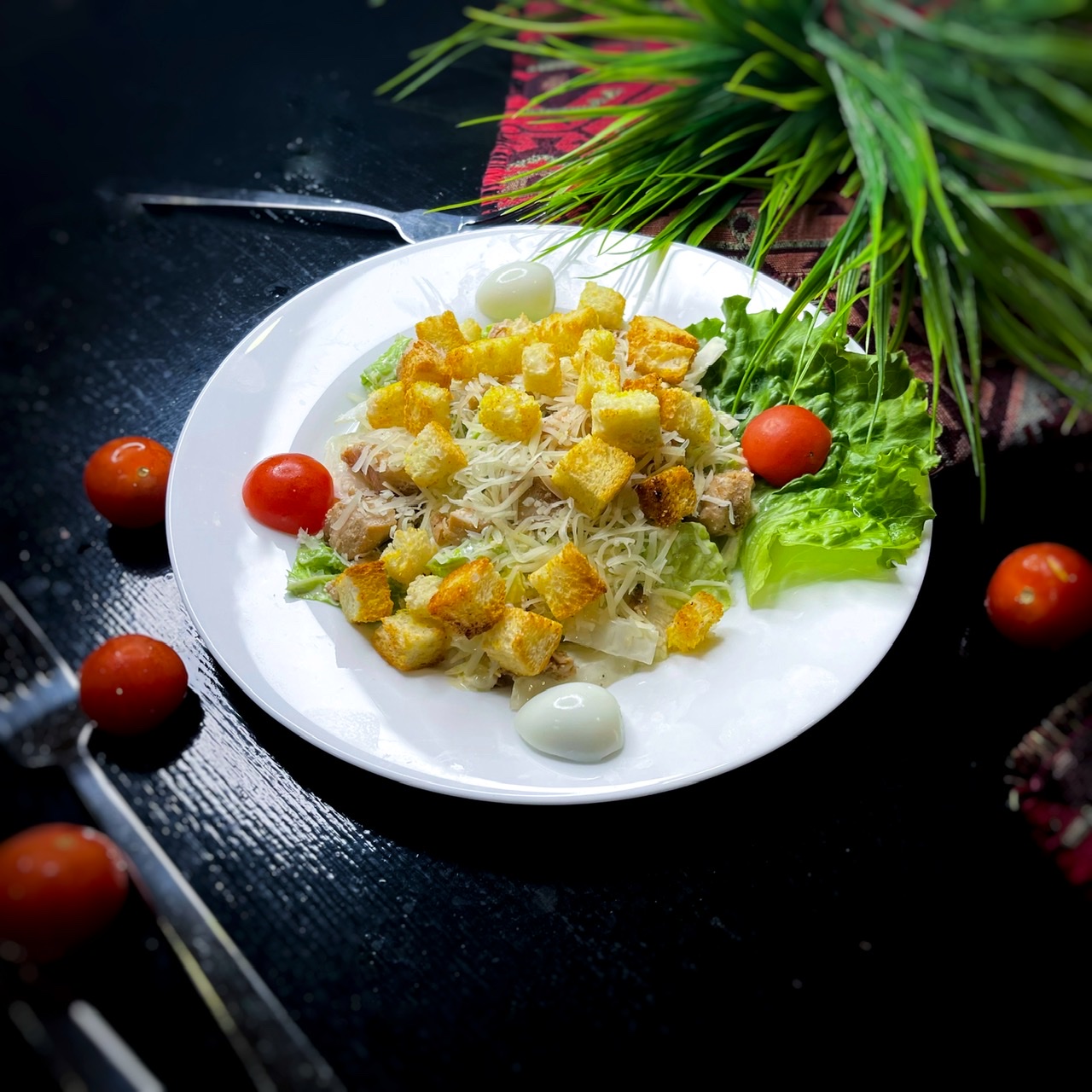 Цезарь с курицей