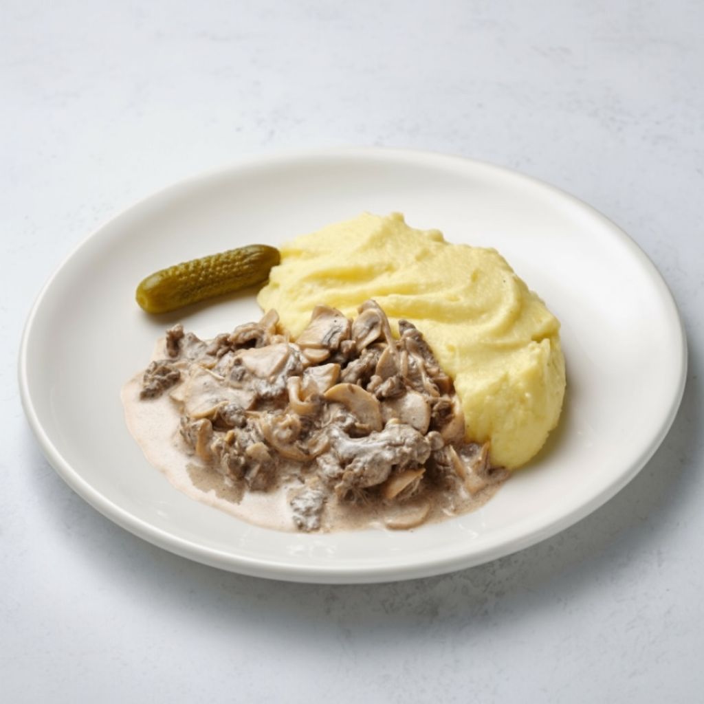 БЕФСТРОГАНОВ с ПЮРЕ