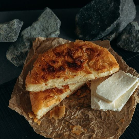 Жареное хачапури по-имеретински.