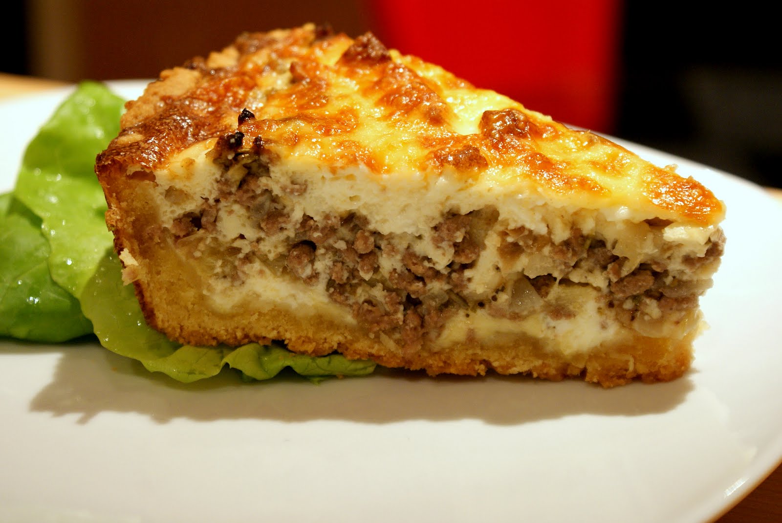 С мясным фаршем и картошкой