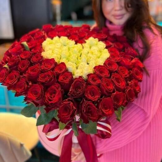 101 Роза сердце