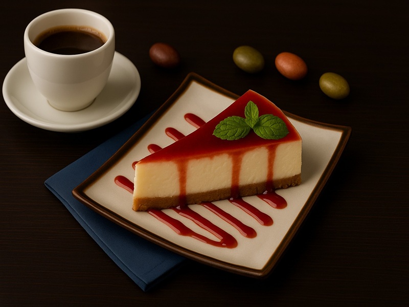 Чизкейк клубничный