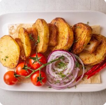 Картофель с салом