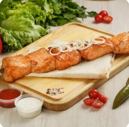 Шашлык из cвинoй мякоти