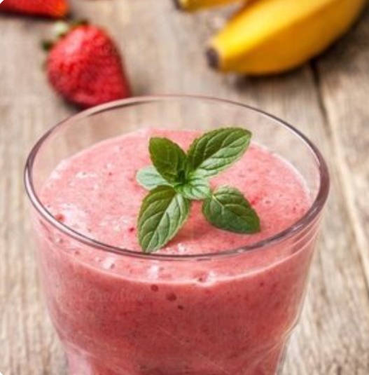 Смузи клубника-банан