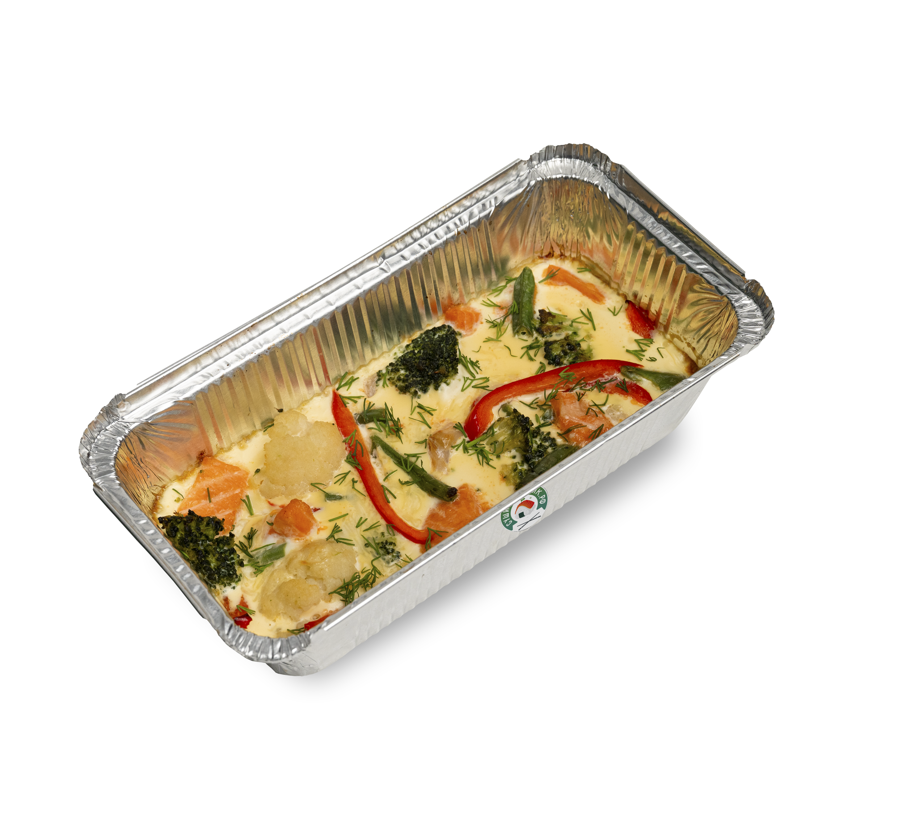 Фриттата с лососем