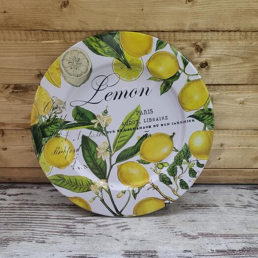 Тарелка декоративная из металла