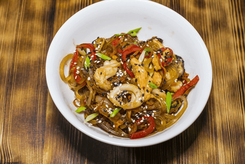 WOK с морепродуктами (удон)
