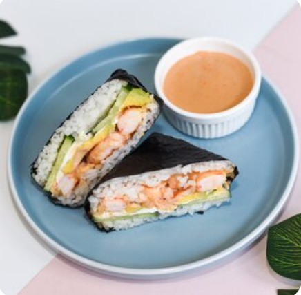 Сэндвич пикантный с креветками