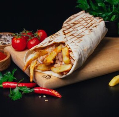 Шаурма в арабской пите