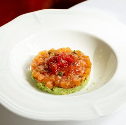 Тартар из лосося