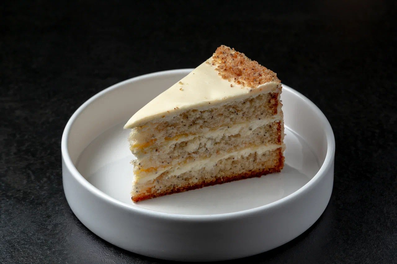 Десерт "Мак-цитрус"