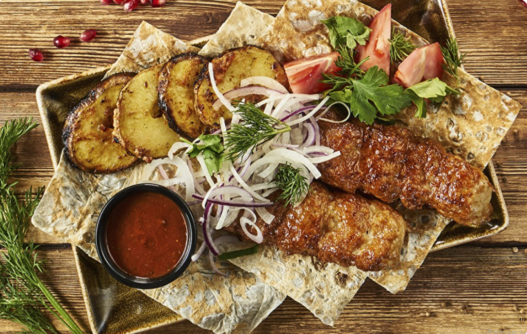 Люля-кебаб из курицы с сыром