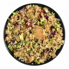 Курица с рисом в пикантном соусе