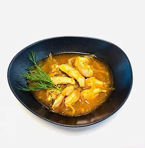 Поджарка из куриного филе