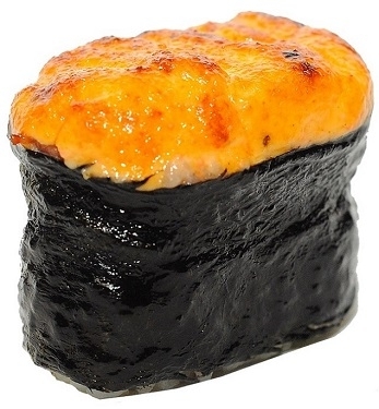 Гункан тунец под шапкой СПЕШЛ