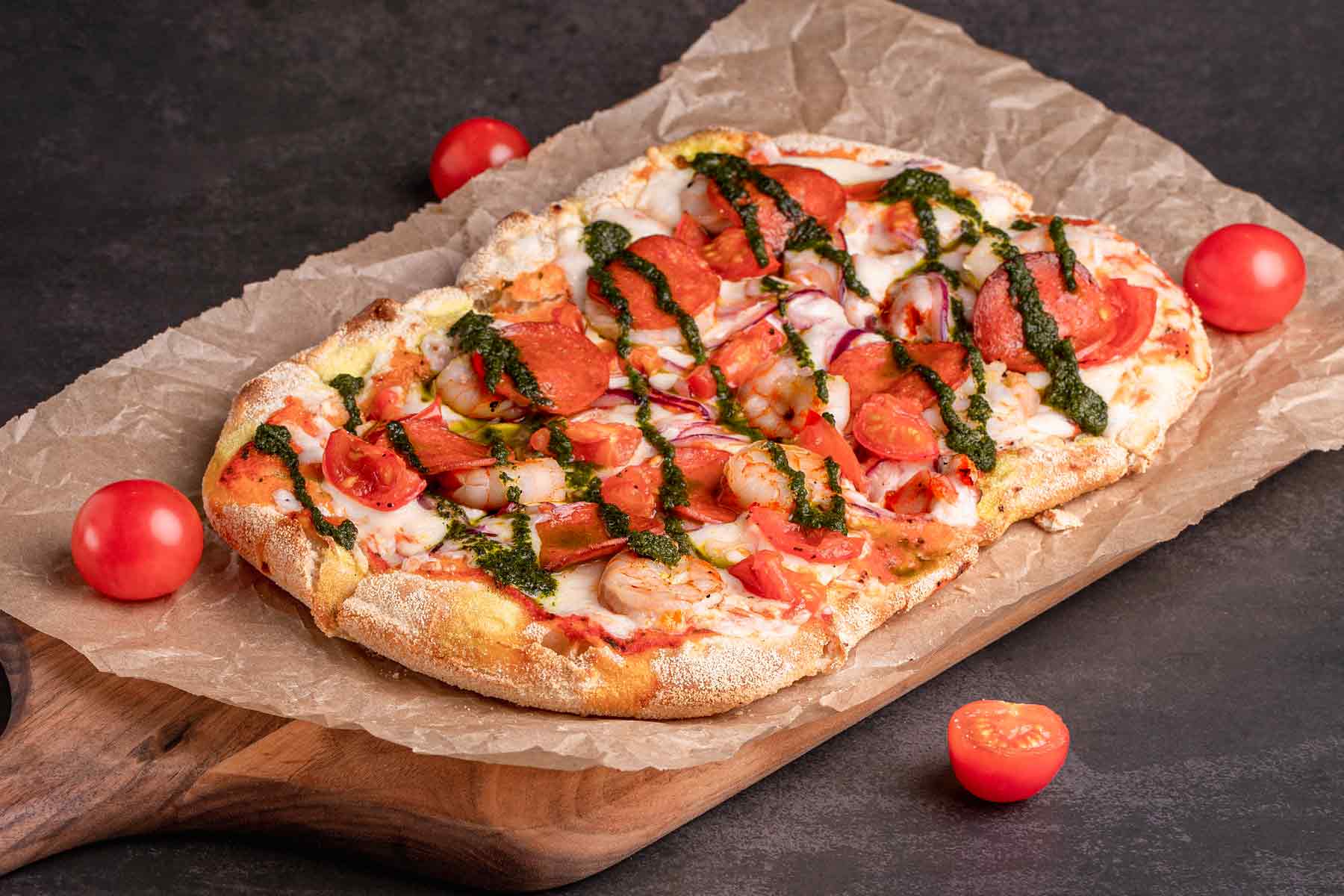 Пицца с Креветкой