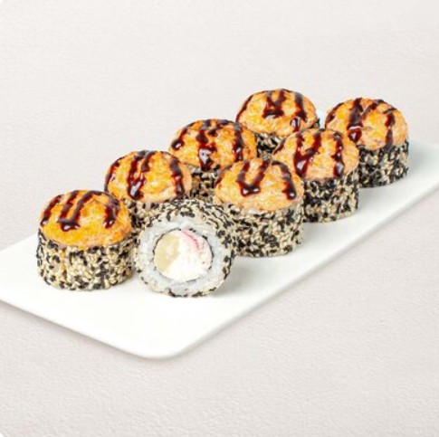 Лосось Унаги Xl запеченный ролл