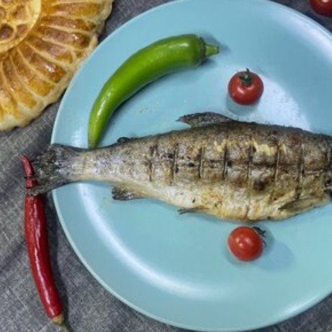 Форель на углях