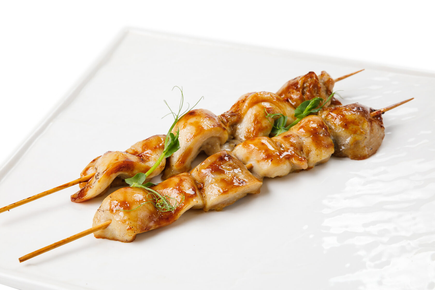 Мини шашлык из курицы