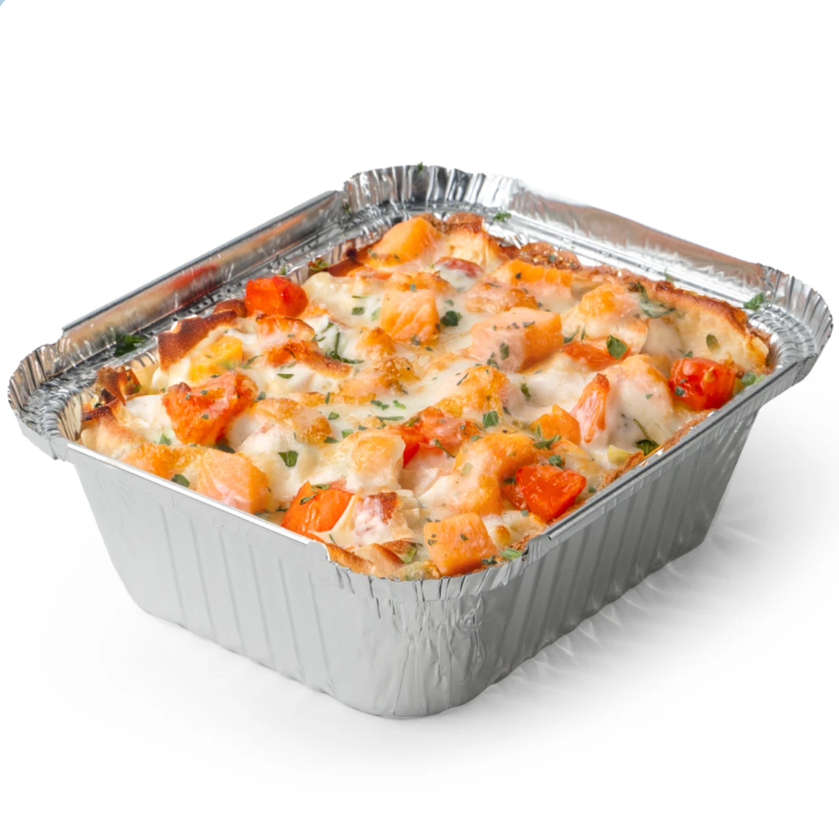 Паста с лососем в сливочным соусе