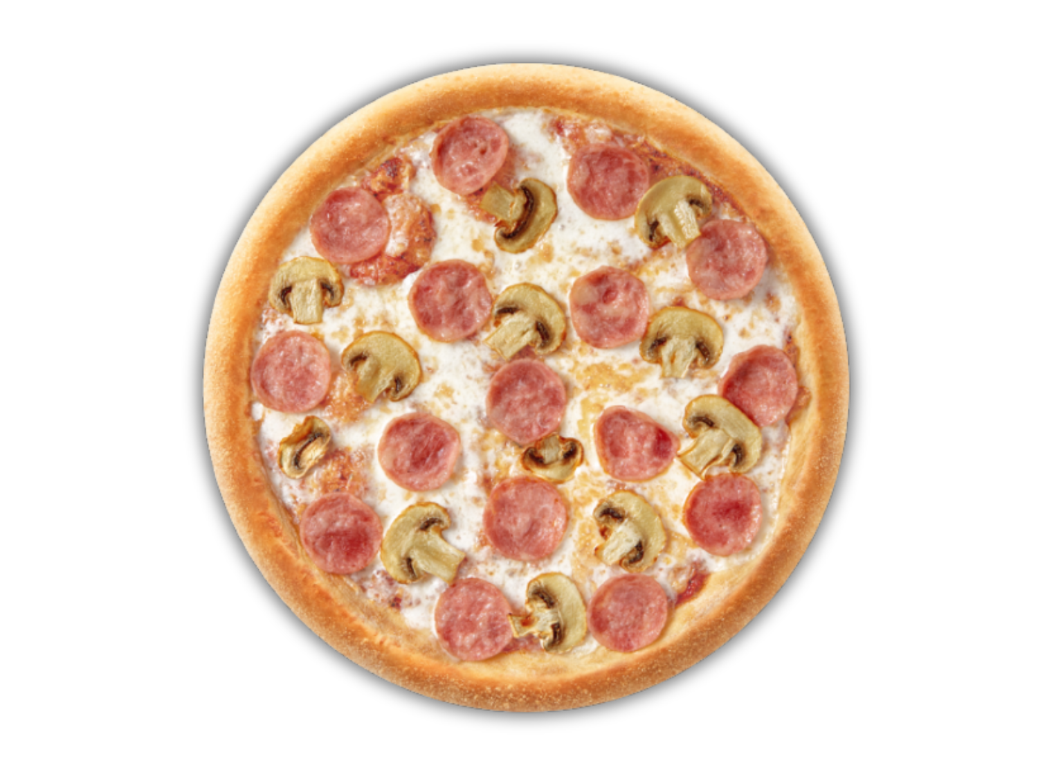 Ветчина грибы 25 см