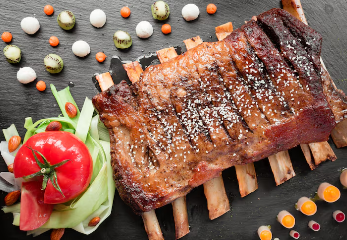 Свиные ребра гриль