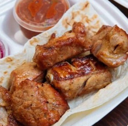 Шашлык из свиной шеи